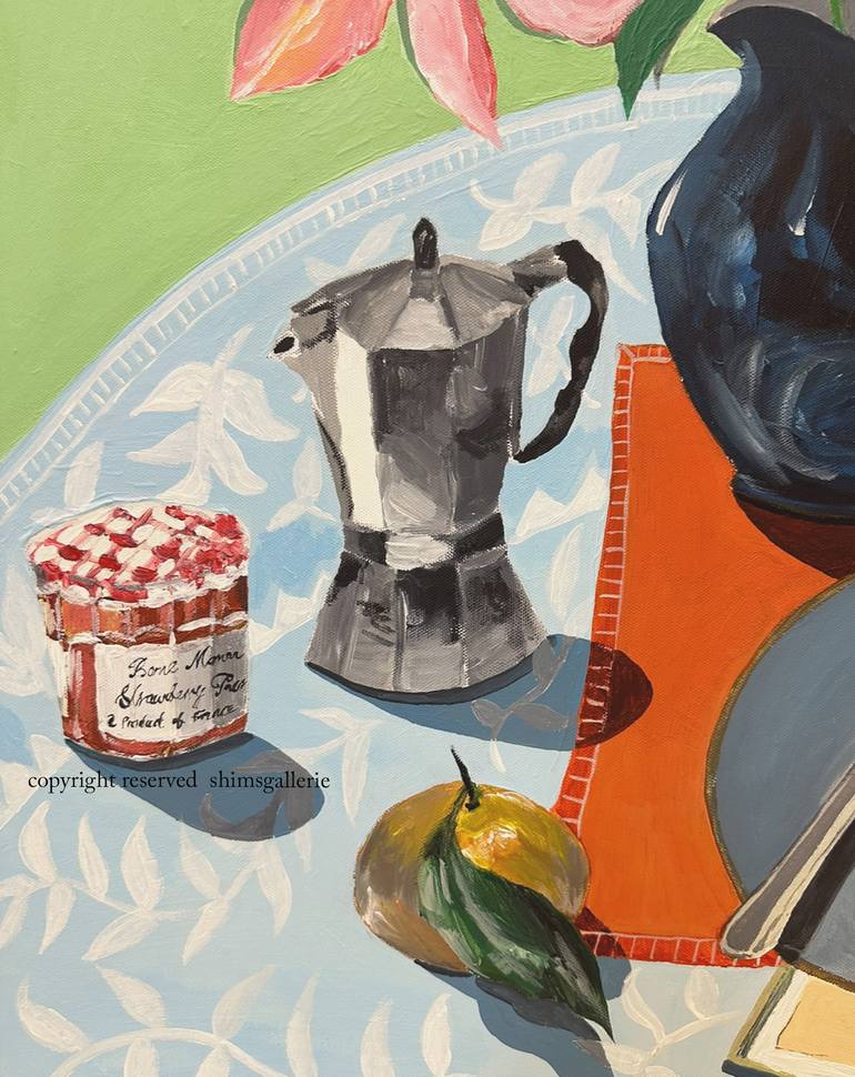 Original Contemporary Still Life Painting by Shims Seng