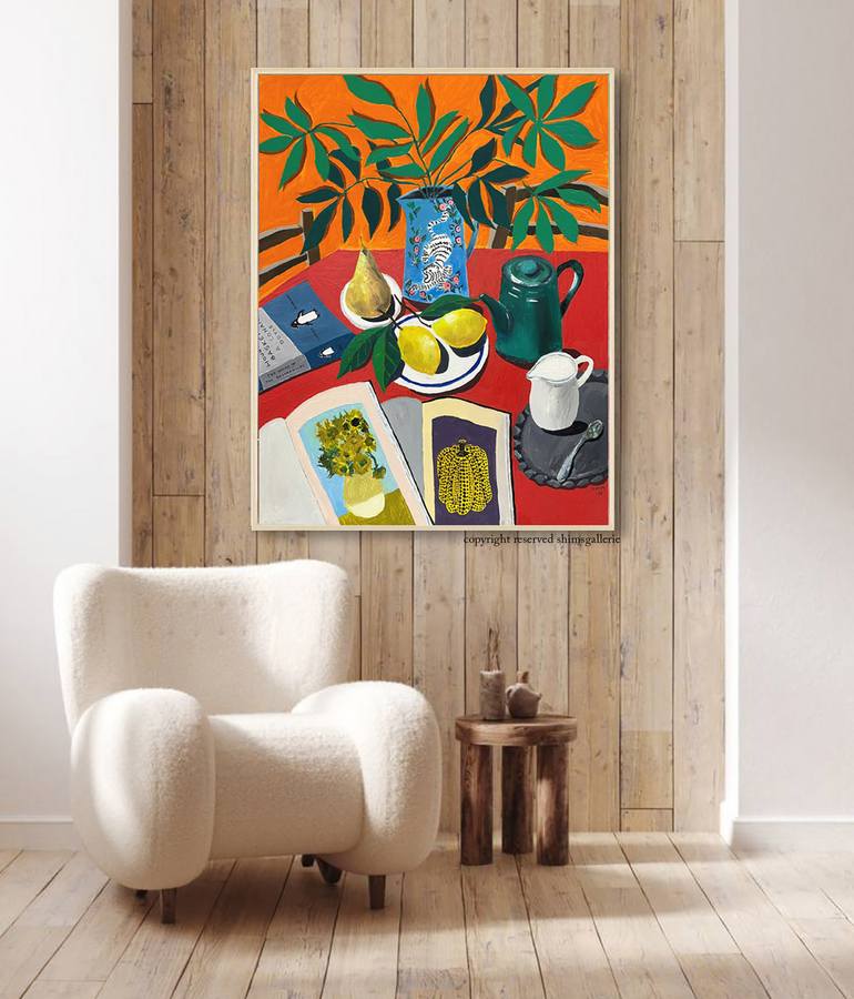 Original Contemporary Still Life Painting by Shims Seng