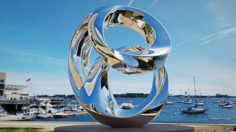 Original Minimalism Abstract Sculpture by Daniel Kei Wo