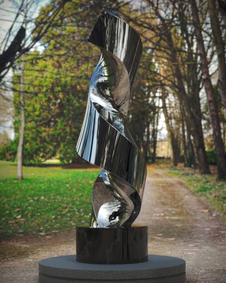Original Minimalism Abstract Sculpture by Daniel Kei Wo