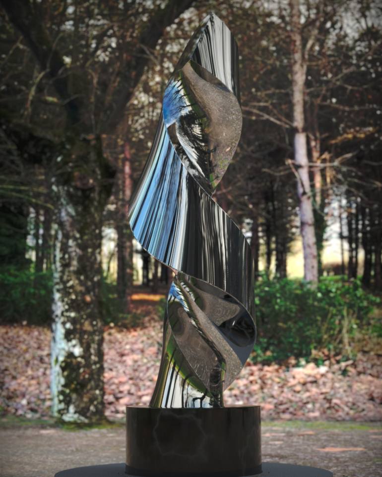 Original Minimalism Abstract Sculpture by Daniel Kei Wo