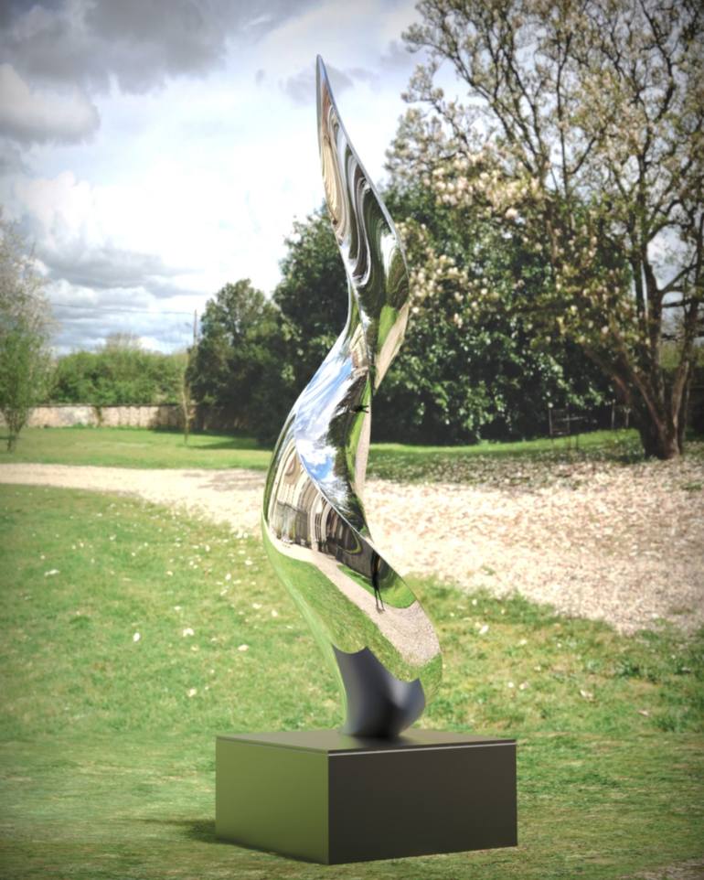 Original Pop Art Abstract Sculpture by Daniel Kei Wo