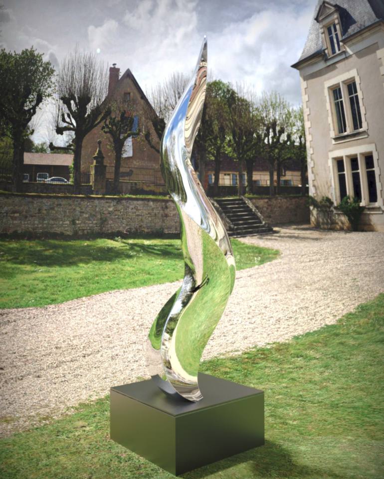 Original Pop Art Abstract Sculpture by Daniel Kei Wo