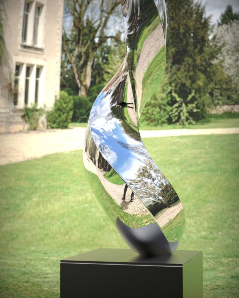 Original Pop Art Abstract Sculpture by Daniel Kei Wo