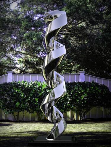 Original Abstract Sculpture by Daniel Kei Wo