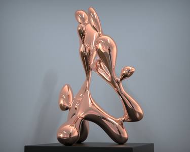 Original Contemporary Abstract Sculpture by Daniel Kei Wo