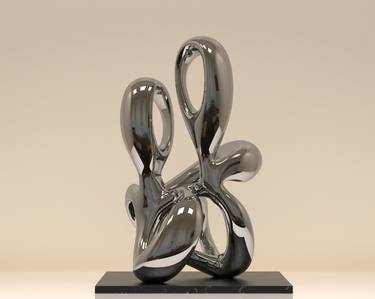 Original Contemporary Abstract Sculpture by Daniel Kei Wo