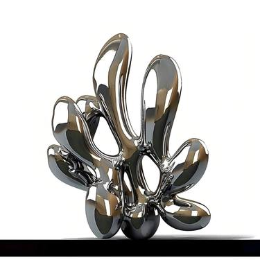 Original Abstract Expressionism Abstract Sculpture by Daniel Kei Wo