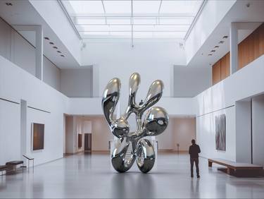 Original Contemporary Abstract Sculpture by Daniel Kei Wo
