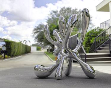 Original Abstract Expressionism Abstract Sculpture by Daniel Kei Wo