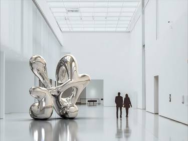 Original Abstract Expressionism Abstract Sculpture by Daniel Kei Wo