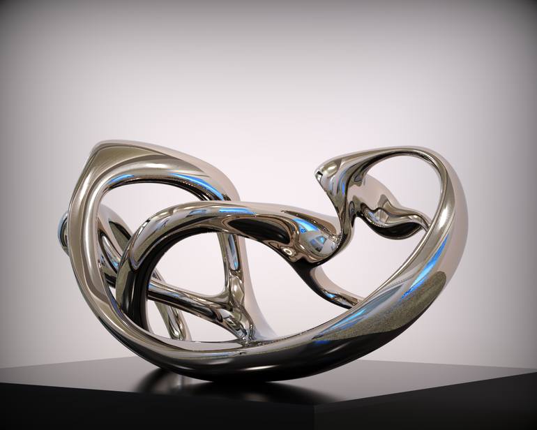 Original Abstract Expressionism Abstract Sculpture by Daniel Kei Wo