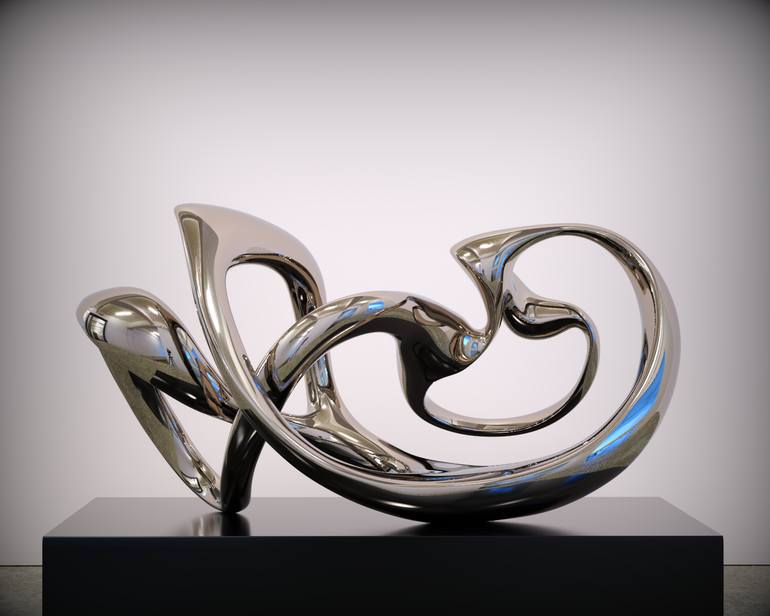 Original Abstract Expressionism Abstract Sculpture by Daniel Kei Wo