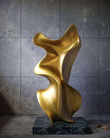 Original Abstract Expressionism Abstract Sculpture by Daniel Kei Wo