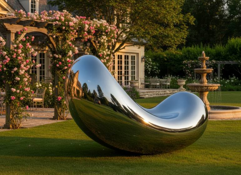 Original Abstract Home Sculpture by Daniel Kei Wo