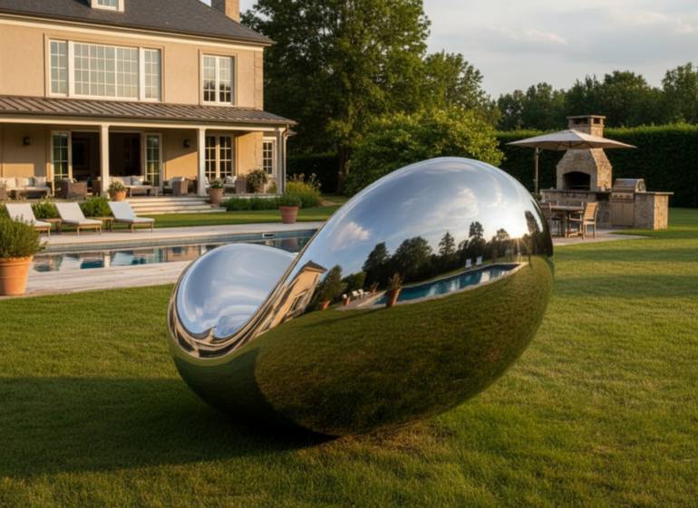 Original Abstract Home Sculpture by Daniel Kei Wo