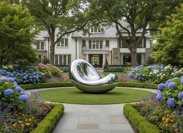 Original Abstract Home Sculpture by Daniel Kei Wo