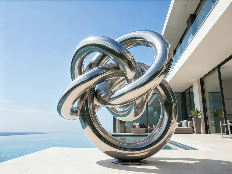 Original Contemporary Abstract Sculpture by Daniel Kei Wo