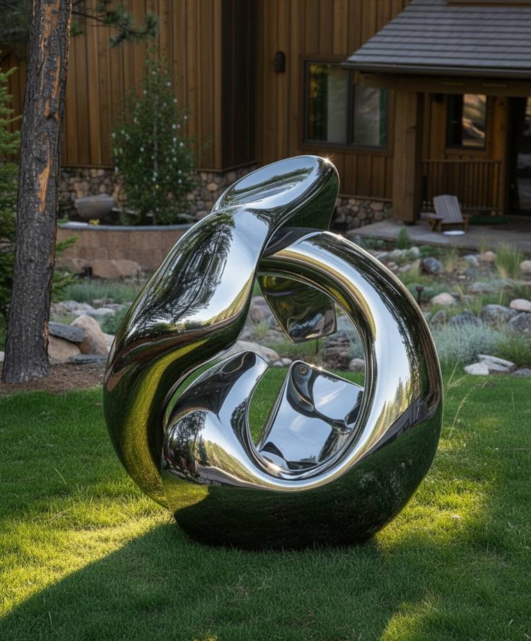 Original Abstract Home Sculpture by Daniel Kei Wo