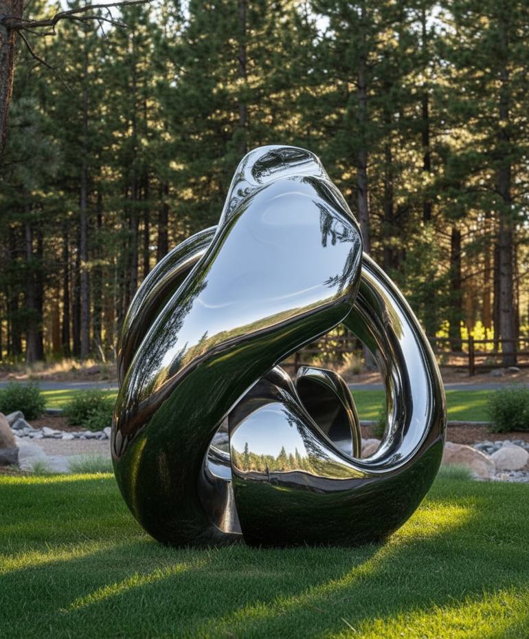 Original Abstract Home Sculpture by Daniel Kei Wo