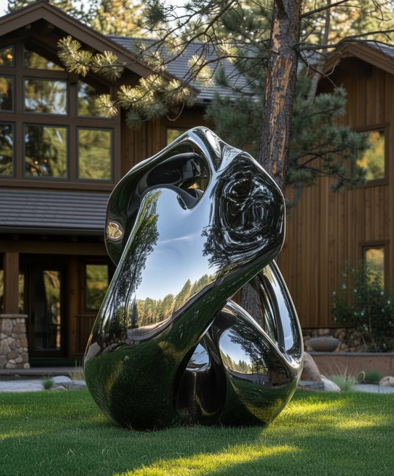 Original Abstract Home Sculpture by Daniel Kei Wo