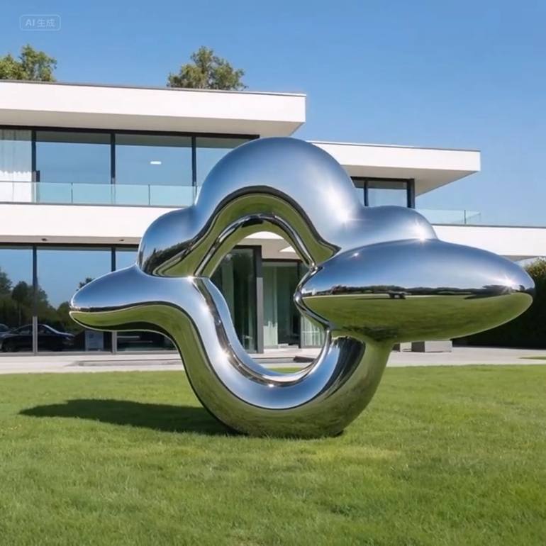 Original Abstract Home Sculpture by Daniel Kei Wo