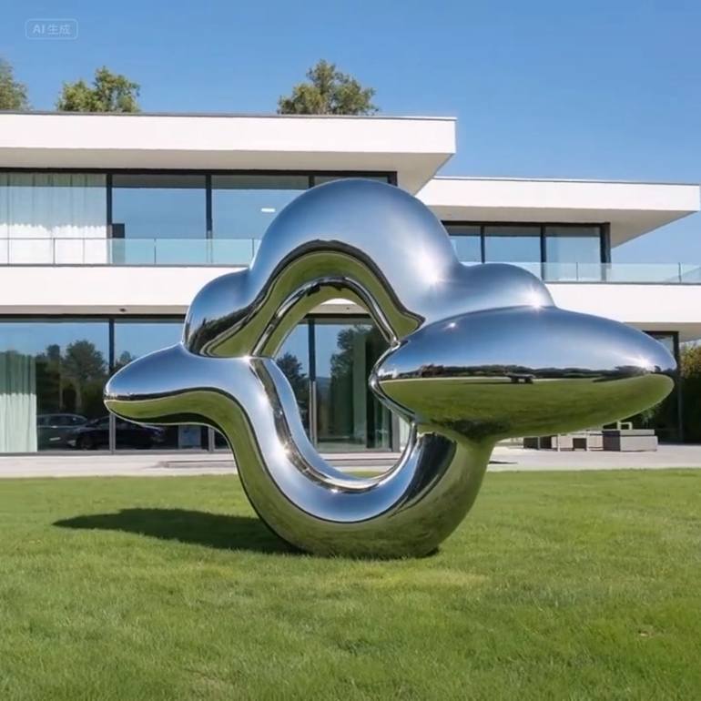 Original Abstract Home Sculpture by Daniel Kei Wo