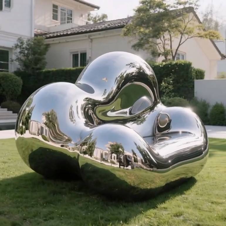 Original Abstract Home Sculpture by Daniel Kei Wo