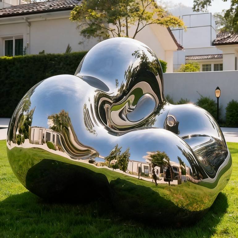Original Abstract Home Sculpture by Daniel Kei Wo