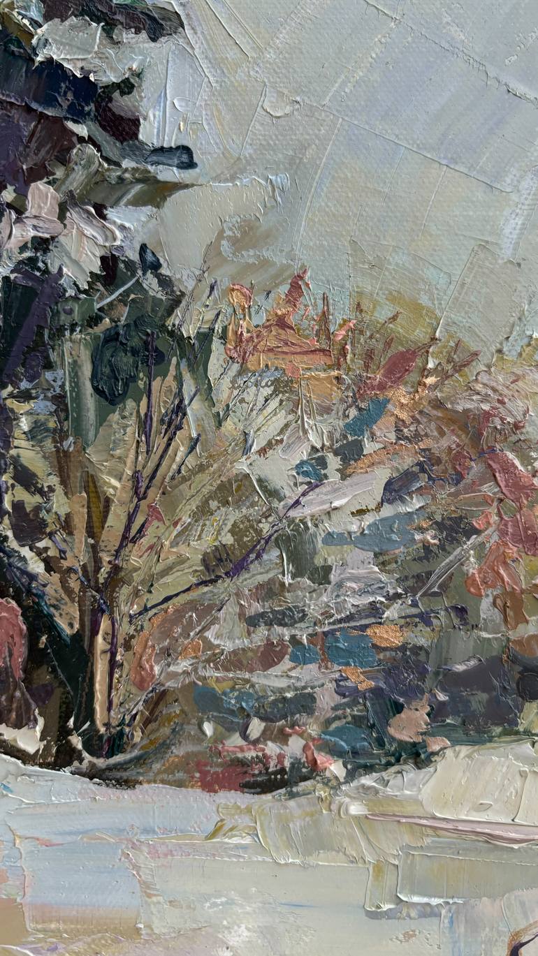 Original Expressionism Landscape Painting by Angela Moiseieva