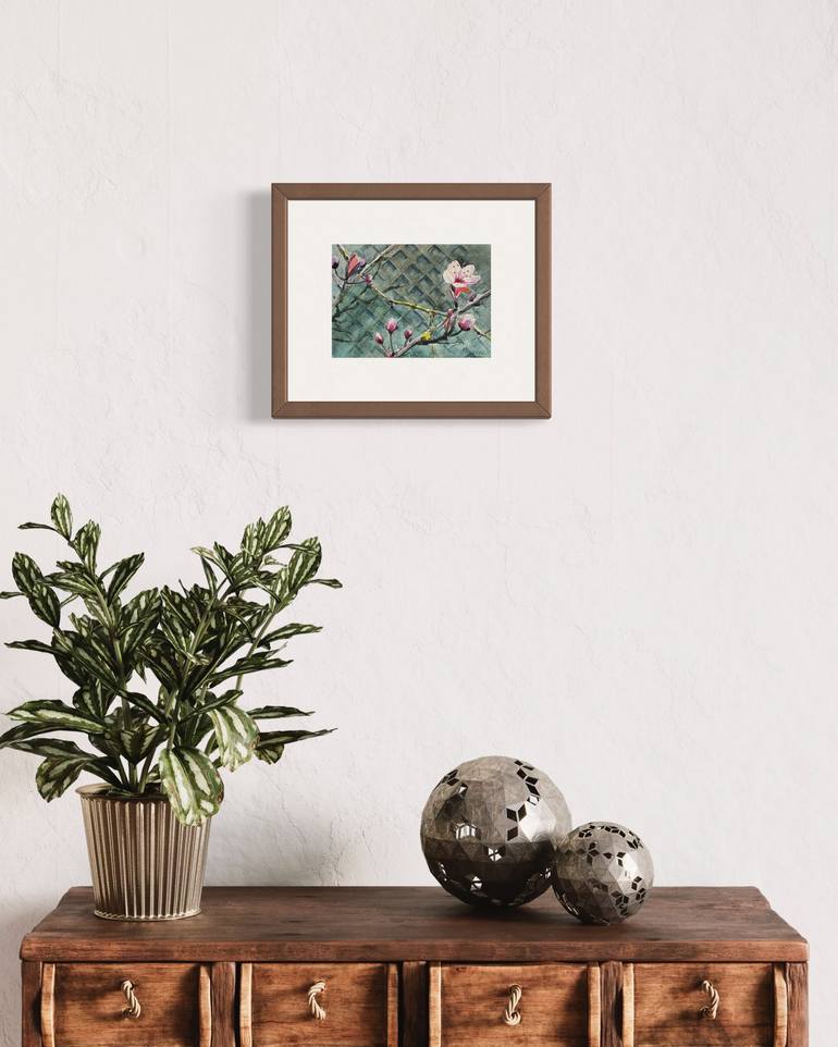 Original Floral Painting by Angela Moiseieva