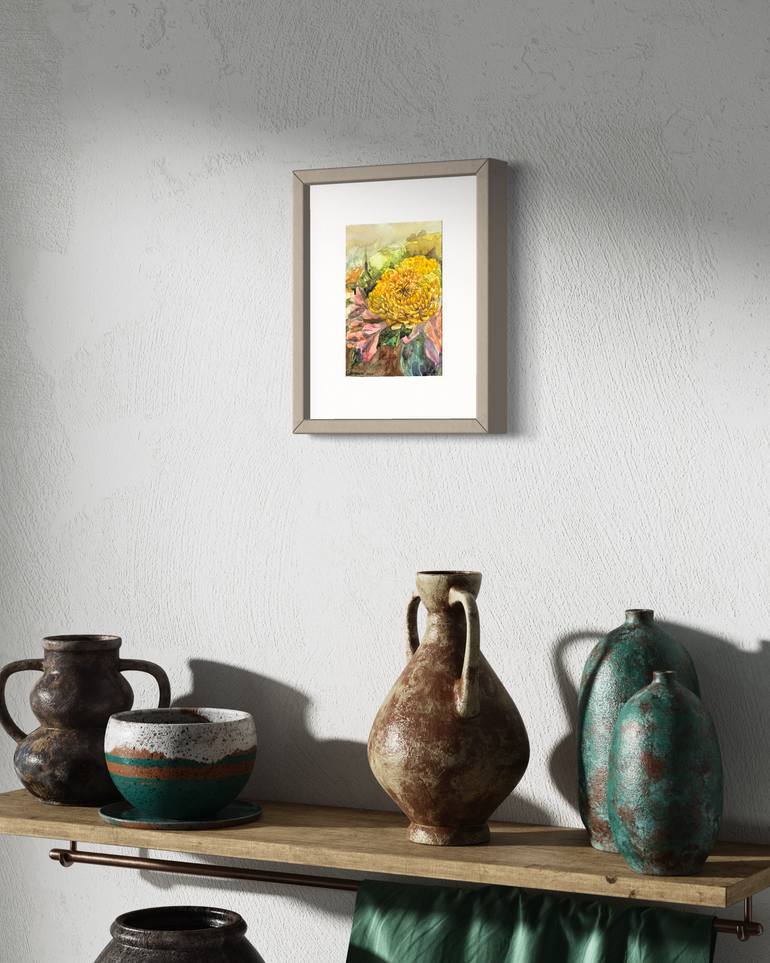 Original Realism Floral Painting by Angela Moiseieva