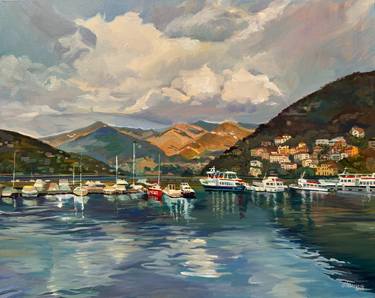 Original Impressionism Landscape Painting by Angela Moiseieva