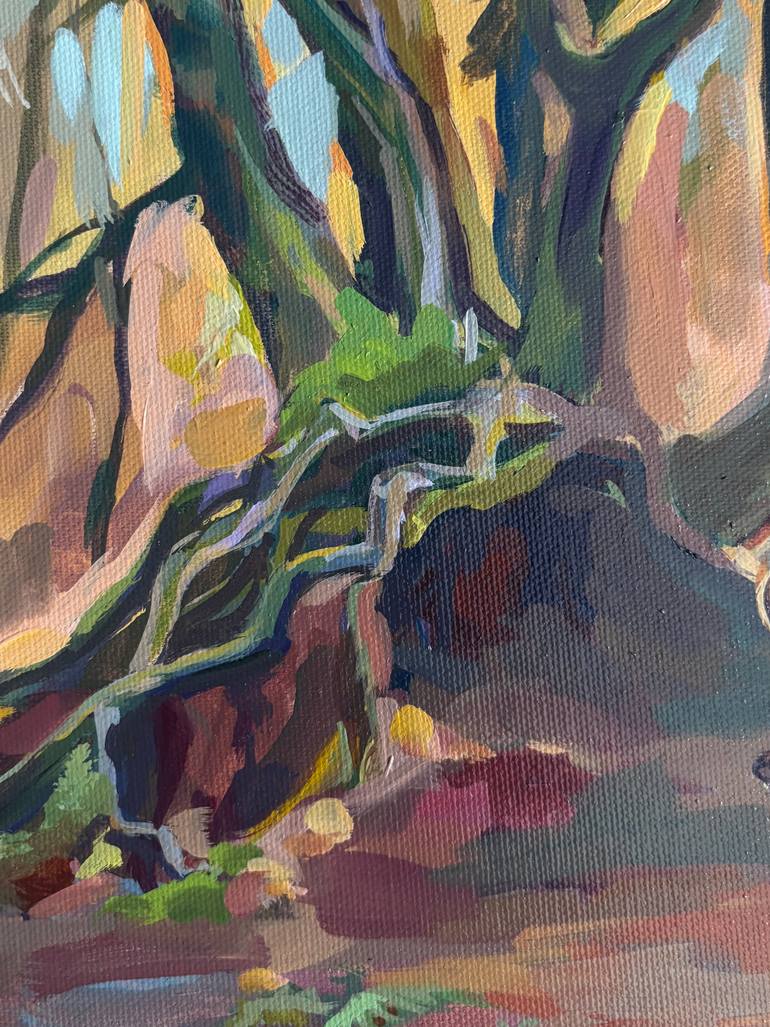 Original Expressionism Animal Painting by Angela Moiseieva