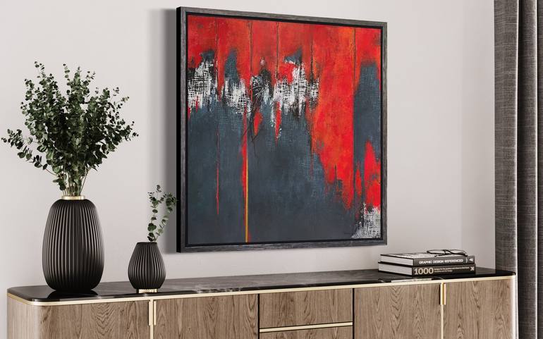 Original Color Field Painting Abstract Painting by Peisy Ting