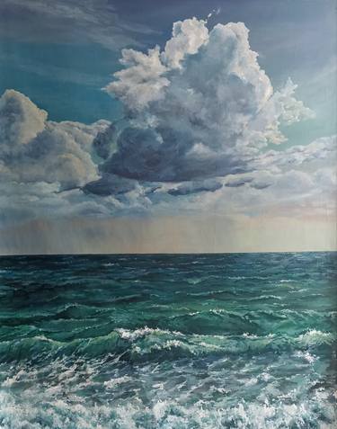 Print of Seascape Paintings by Tetyana Donets