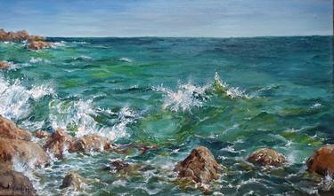 Print of Seascape Paintings by Tetyana Donets