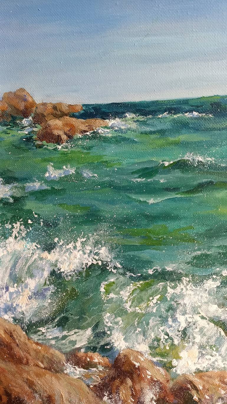 Original Seascape Painting by Tetyana Donets