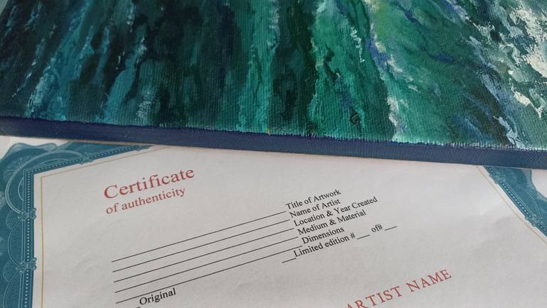 Original Impressionism Seascape Painting by Tetyana Donets