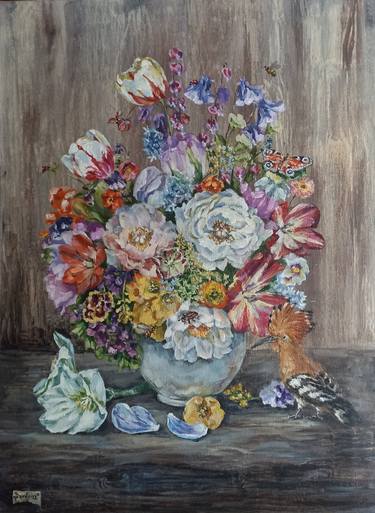 Original Impressionism Floral Paintings by Tetyana Donets