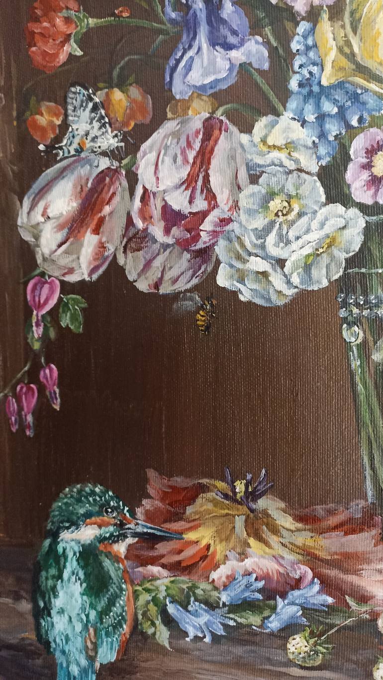 Original Impressionism Floral Painting by Tetyana Donets