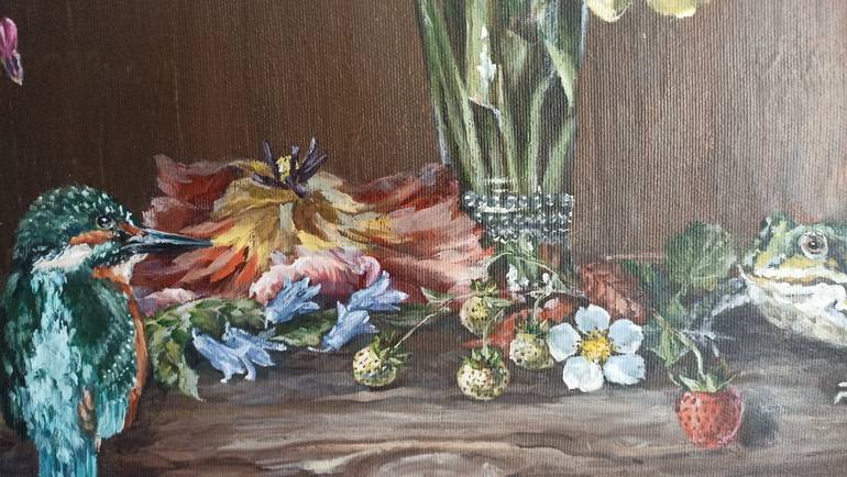 Original Impressionism Floral Painting by Tetyana Donets