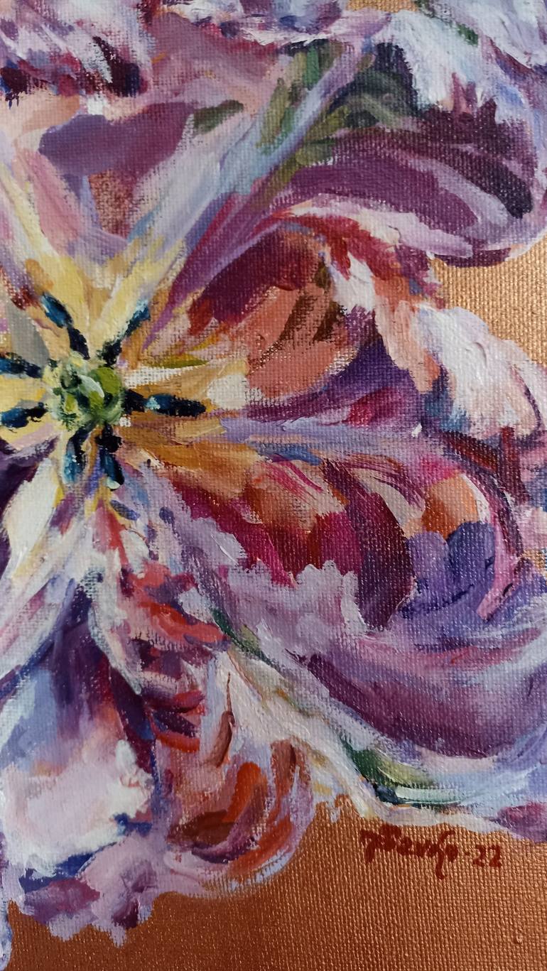 Original Floral Painting by Tetyana Donets
