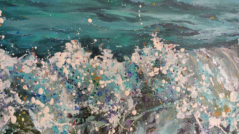 Original Contemporary Beach Painting by Tetyana Donets