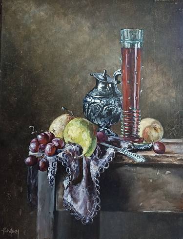 Original Figurative Food & Drink Paintings by Tetyana Donets