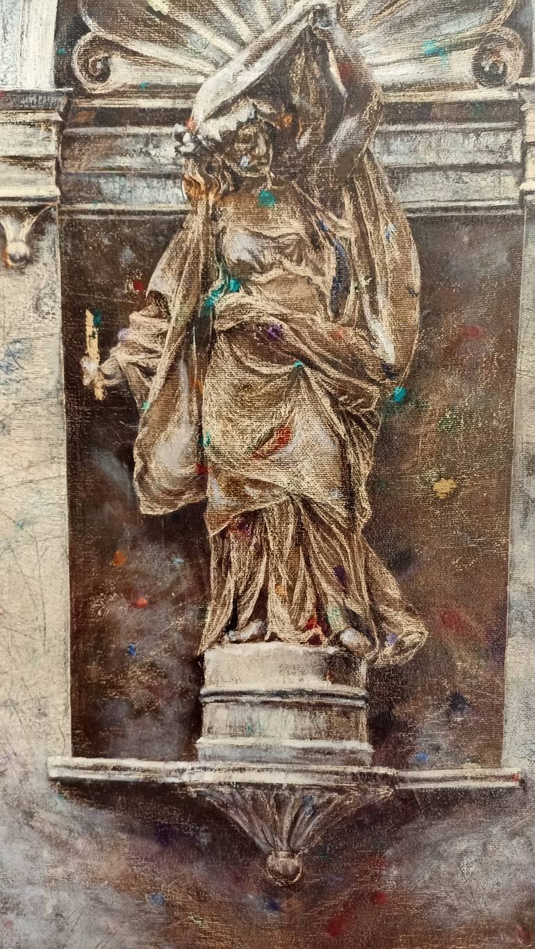 Original Baroque Architecture Painting by Tetyana Donets