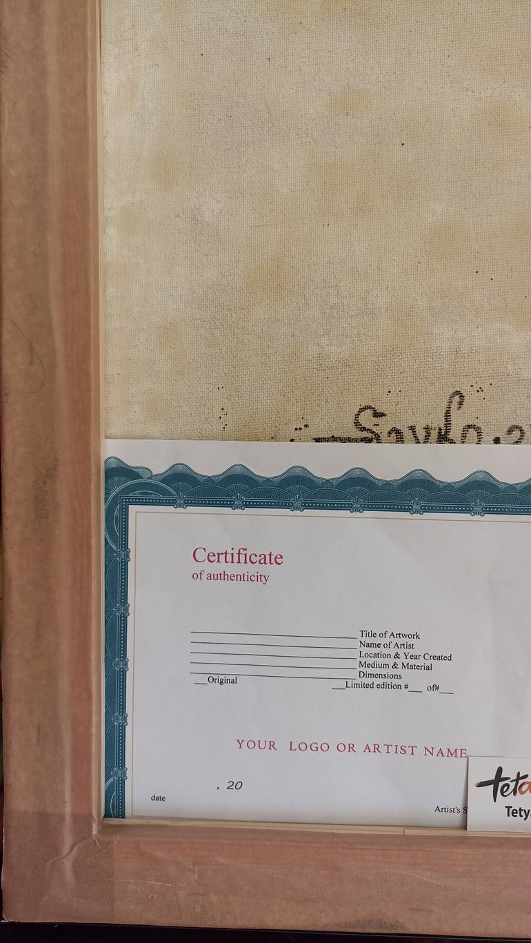 Original Baroque Body Painting by Tetyana Donets