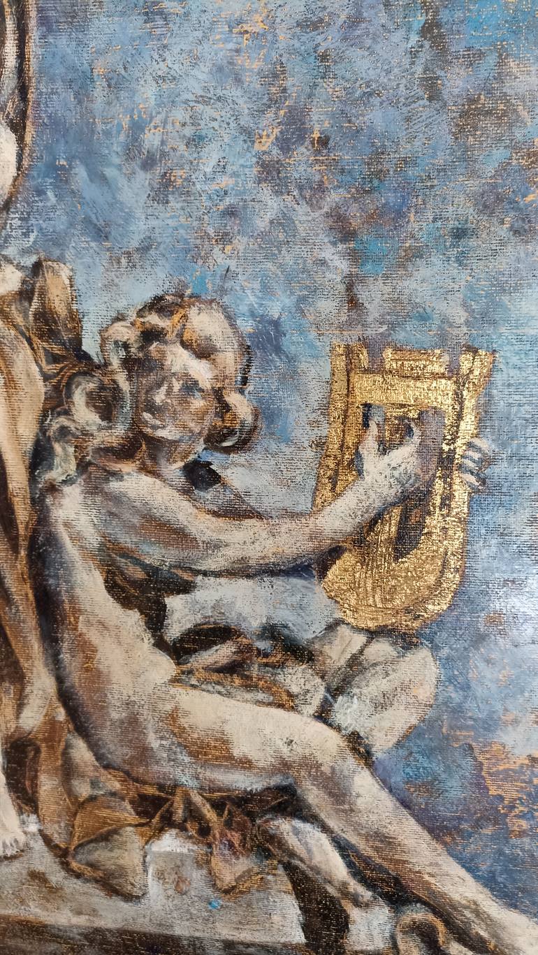 Original Baroque Body Painting by Tetyana Donets