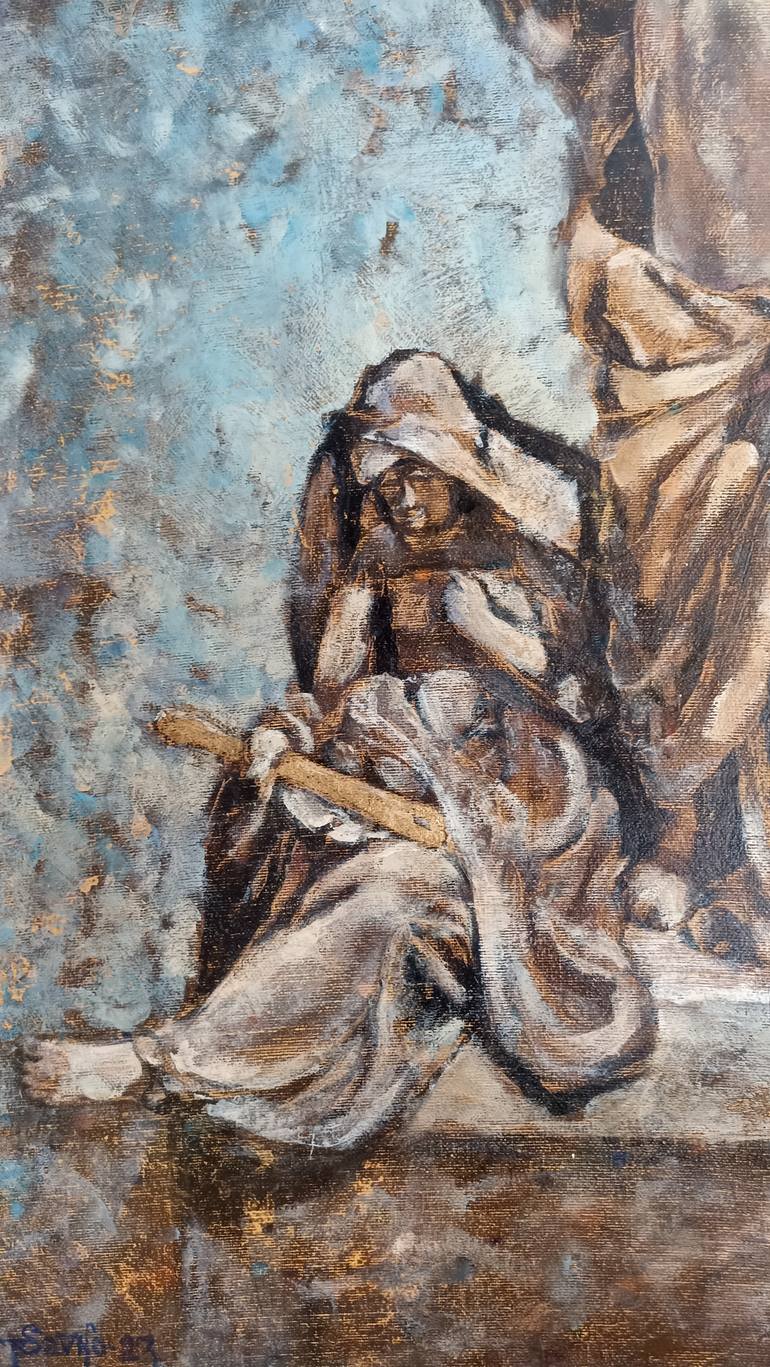 Original Baroque Body Painting by Tetyana Donets