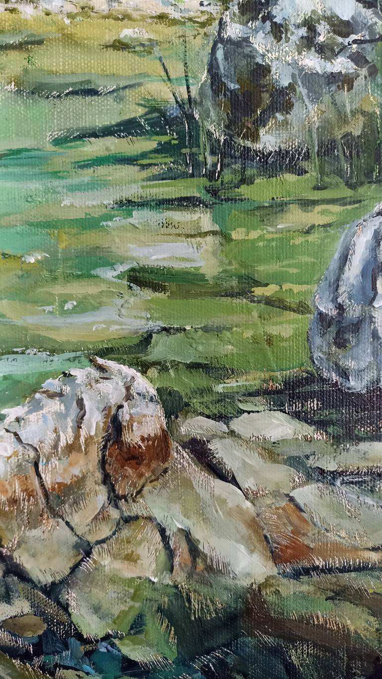 Original Impressionism Landscape Painting by Tetyana Donets